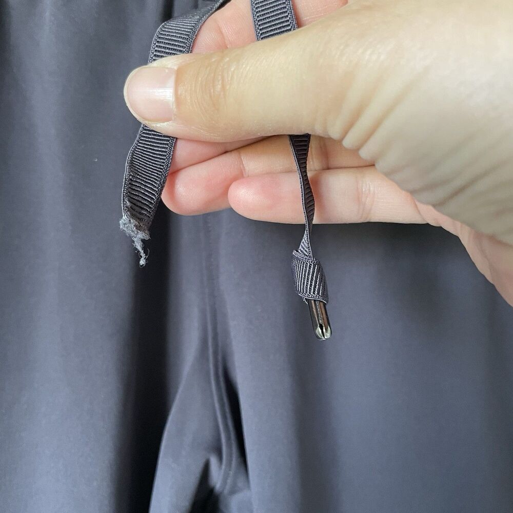 Lululemon On The Fly Athletic Performance Pants Black Gray Women's 6 Tall 31.5" - Picture 6 of 11